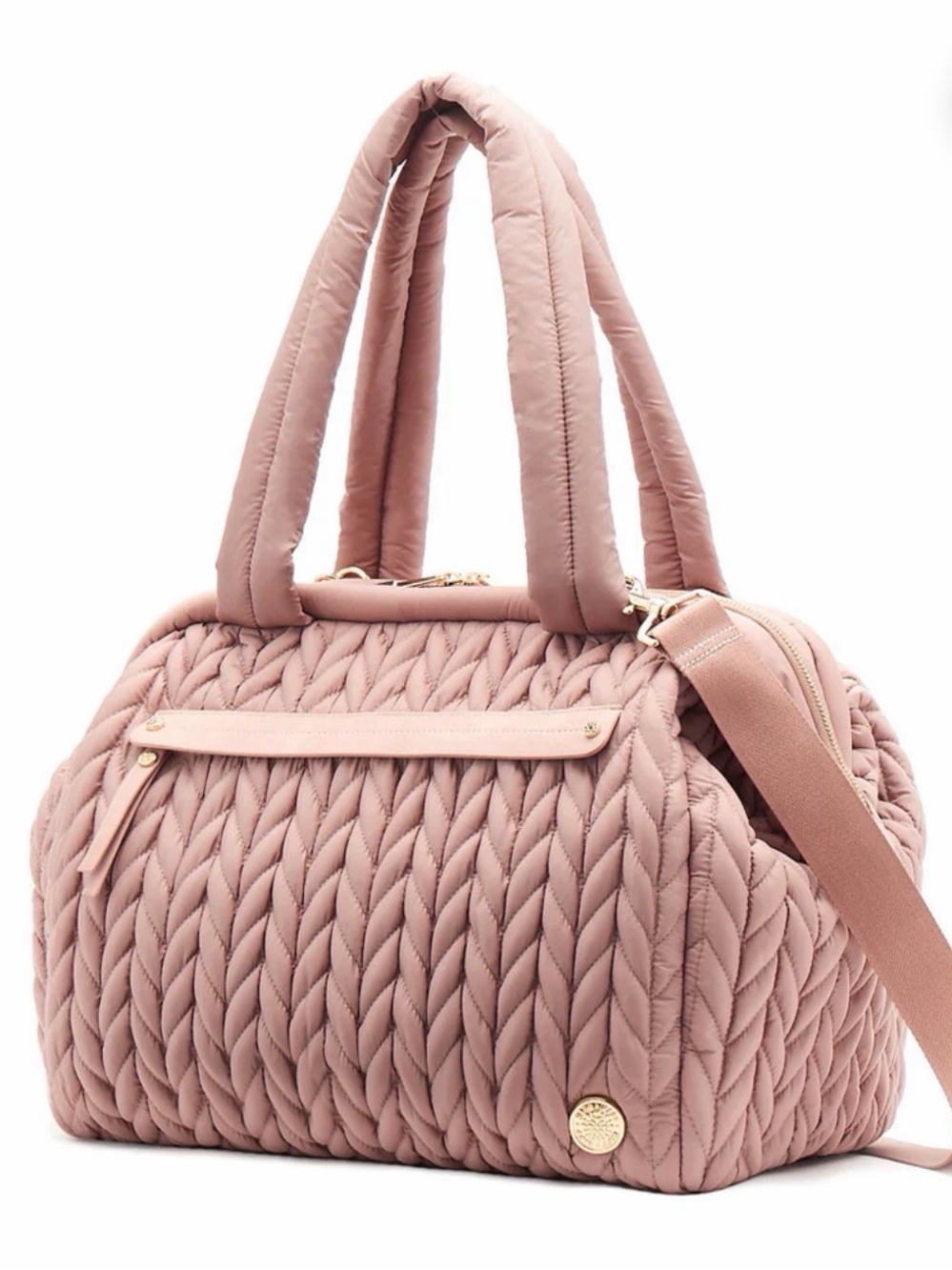 HAPP Brand Diaper Bag- Blush Pink
